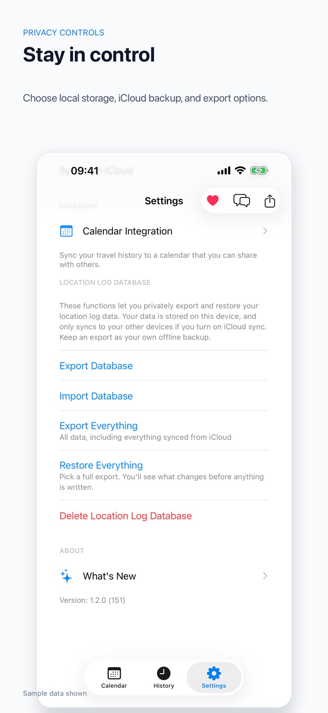 Atlas Logged privacy controls with precision options
